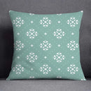 Axyaa Green Geometric Pillow Cover for Home Decor