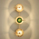 Axyaa Glass Led Wall Lamp: Nordic Minimalist Living Room Lighting & Bedside Decoration