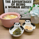 Axyaa Ceramic Steaming Bowl - Mini Heat-Resistant Bowl for Pumpkin Puree & Snacks