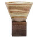 Axyaa Coarse Pottery Funnel Espresso Coffee Cup Set