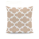 Axyaa Beige Geometric Lace Cushion Cover 45X45cm for Living Room Decor