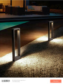 Axyaa LED Lawn Lamp: 10W Waterproof Aluminum Pillar Light for Garden Path Square