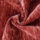 Burgundy Chenille Throw Pillow Covers x2 - Axyaa Home, 30x50, Soft & Retro, Living Room Décor