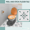 Axyaa Vinyl Non-Slip Floor Tile Sticker Waterproof 20cm x 20cm