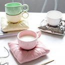 Axyaa Ceramic Coffee Cup Set: European Afternoon Tea, Breakfast Saucer, Dessert Plate, Gift