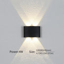 Axyaa Modern Garden Wall Light Waterproof Sconces LED Fixture IP66 AC85/265V