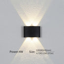 Axyaa Waterproof Outdoor Wall Light Fixture for Garden Balcony LED Lamp IP66 AC85/265V