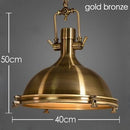 Axyaa Industrial Metal Pendant Light for Loft Living Room and Kitchen