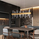 Axyaa Crystal Pendant Light for Dining Table and Bar Counter