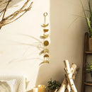 Axyaa Moon Phase Wall Hanging: Boho Home Decor, Modern Art for Bedroom & Living Room