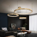 Axyaa Modern Luxury Gold and Black Chandelier for Home Decor
