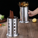 Stainless Steel Cutlery Storage Rack for Kitchen Organization by Axyaa