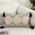 Axyaa Geometric Tassels Woven Rug Cushion Cover for Home Sofa Bed