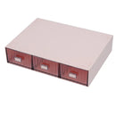 Axyaa Acrylic Pen Holder & Desk Organizer with Drawers - Transparent Makeup Storage Box