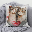 Axyaa Animal Print Decorative Pillowcase for Sofa, Car, Living Room