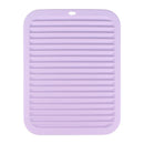 Axyaa Silicone Wave Pattern Drain Pad for Kitchen and Household - Heat-Resistant Non-Deformable Drain Pad