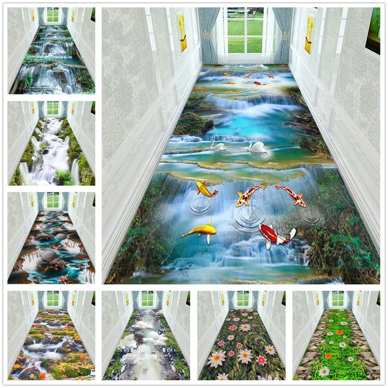 Axyaa Large Area Rug for Home, Bedroom, Living Room, Kitchen - Anti-Slip Indoor Mat