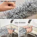 Axyaa Extendable Microfiber Duster for Bedroom and Living Room Cleaning