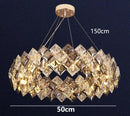 Axyaa Luxury Crystal Chandelier for Living, Bedroom, Dining Room Lighting
