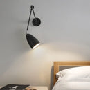 Axyaa Iron Folding Lamp: Modern Minimalist Telescopic Wall Light, American Retro Loft Design