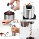 Axya Stainless Steel Mini Coffee Grinder Handmade Bean Burr Mill