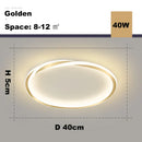 Axyaa Minimalist LED Round Ceiling Light for Home Decor in Living Room, Bedroom & Kitchen