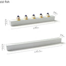 Axyaa White Ceramic Long Strip Plate Square Dessert Sushi Snack Molecular Cuisine Specialty Tableware