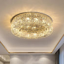 Axyaa LED Crystal Ceiling Lamp: Modern Home Decor Atmosphere Lighting