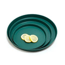 Axyaa Nordic Style Plastic Round Tray for Kitchen and Dining Essentials