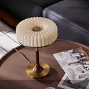 Axyaa French Retro Solid Wood Table Lamp, Designer Bedroom Bedside Lamp, Elegant Antique Style