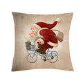 Axyaa Santa Claus Cartoon Decorative Pillowcase 45X45CM