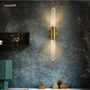 Axyaa Striped Glass LED Wall Lamp for Indoor Living Room and Restaurant