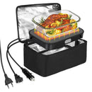 Axyaa Mini Oven Heater: 80W Quick Heating Electric Lunch Box Warmer Plate