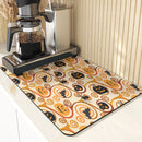 Axyaa Cute Ghost Pattern Coasters and Placemat Set