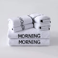 Axyaa Coral Fleece Adult Square Towel Set