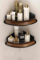Axyaa Triangular Wall Mounted Corner Shelf - Bathroom & Kitchen Organizer Rack