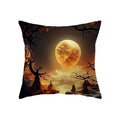 Axyaa Halloween Scarecrow Pattern Pillowcase for Office, Living Room, Sofa, Car.