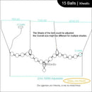 Axyaa Postmodern French Pendant Lamp: Living Room & Dining Room Glass Ball Pearl Pendant