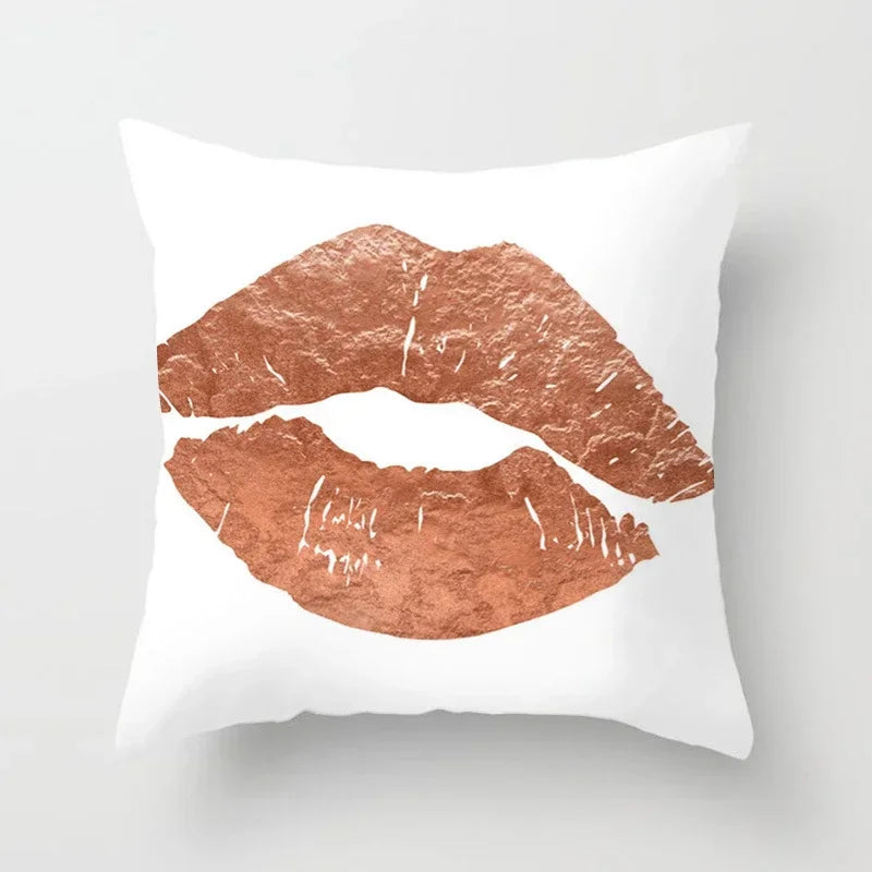 Axyaa Glitter Geometric Pineapple Pillow Covers - 45X45cm