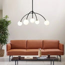 Axyaa Glass Ball Chandeliers for Home Decor - Modern Hanging Pendant Lamps