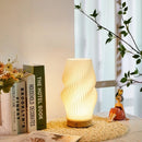 Axyaa French Cream 3D Desk Lamp - Bedroom Bedside & Study Atmosphere Lamp