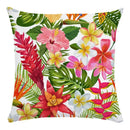 Axyaa Parrot Flower Oil Painting Cushion Cover 45X45CM