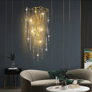 Axyaa Modern Crystal Ice Bar Wall Lamp - High-grade Living Room Bedroom Light
