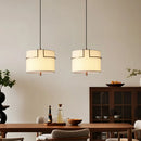 Axyaa Wabi Sabi Cloth Pendant Lamp - Japanese Hanging Chandelier