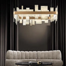 Axyaa Dimmable LED Chandelier for Home Décor & Dining Room Lighting