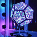 Axyaa Infinity Mirror Art Light Night Lamp Dodecahedron Decoration Starry Sky Light