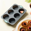 Axyaa Silicone Mini Muffin Mold 6/12-Hole Baking Pan Non-Stick Cupcake Pudding Tool
