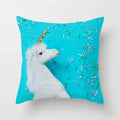 Axyaa Tropical Leaf Print Pillowcase for Living Room Sofa