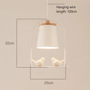 Axya LED Bird Wall Sconce Light Fixture for Home Living Room Decoration