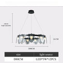 Axyaa Postmodern Glass Pendant Light for Minimalist Living Room and Bar